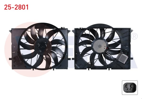 VEKA 25-2801 | Fan Motoru Davlumbazlı Tekli 600W (4 Fişli) Mercedes S Serisi (W220) S 320-S 320 CDI-S 350-S 400 CDI-S 500-S 600 1998-2005