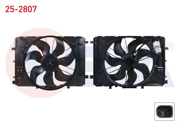 VEKA 25-2807 | Fan Motoru Davlumbazlı Tekli (400W) Mercedes C Serisi (W204) C 180-C 200-C 200 CDI-C 220 CDI-C 250-C 250 CDI 07-14 / E Serisi (W212) E 180-E 200-E 200 Cgı-E 220 CDI-E 250 09 -