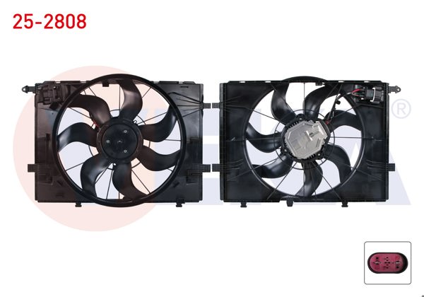 VEKA 25-2808 | Fan Motoru Davlumbazlı Tekli (600W) Mercedes C Serisi (W205) C 180-C 200-C 200 D-C 200 D Bluetec-C 250 Cgı 2014-/ E Serisi (W213) E 180-E 200-E 200 D-E 220 D-E 250 2016 -