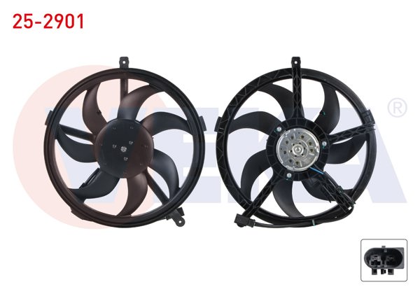 VEKA 25-2901 | Fan Motoru Su Radyatörü Mini Cooper One (R56) 1.6 2006-2013 / Countryman (R60) 1.6 2010-2016