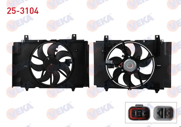 VEKA 25-3104 | Fan Motoru Nissan Juke 1.6 2010-2019