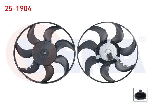 VEKA 25-3212 | Fan Motoru (Motor + Pervane) Su Radyatörü Opel Vectra A 1.6 1989-1995