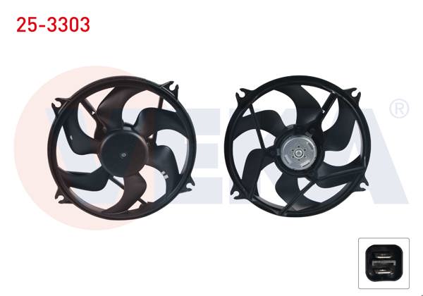 VEKA 25-3303 | Fan Motoru (Su + Klima) Peugeot Partner (5,5F) 1.9 D 460 Watt Klimalı 1996-2008