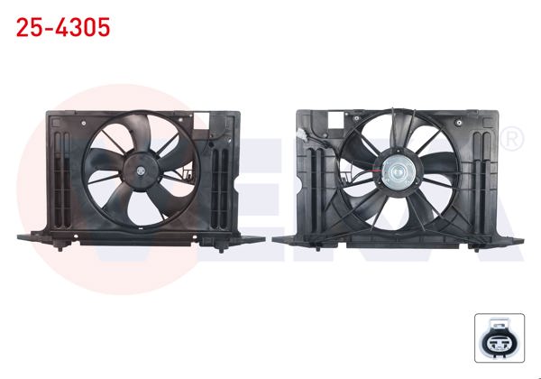 VEKA 25-4305 | Fan Motoru Su Radyatörü Toyota Corolla (E15_) 1.6 Vvt-I Davlumbazlı 2007-2012