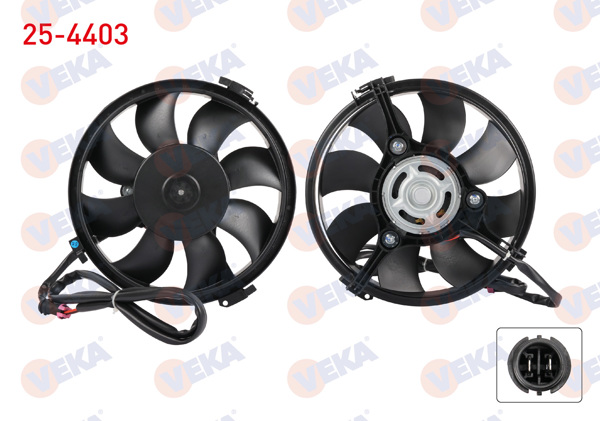 VEKA 25-4403 | Fan Motoru Klima Radyatörü Volkswagen Passat (3B2) 1.6 1996-2000