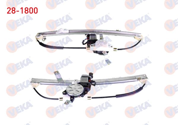 VEKA 28-1800 | Cam Krıkosu Elektrikli Sol Ön Fiat Tempra 1.4-1.6-1.4İ-1.6İ-2.0İ / Tipo 1.4-1.6 1992-1999