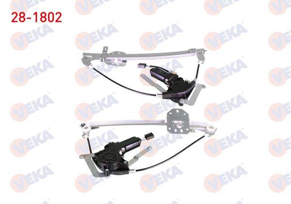 VEKA 28-1802 | Cam Krıkosu Elektrikli Sol Ön Fiat Dogan 1.6 / Kartal 1.6 / Sahın 1.4-1.6 1993-2002