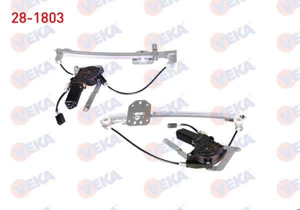 VEKA 28-1803 | Cam Krıkosu Elektrikli Sağ On Fiat Dogan 1.6 / Kartal 1.6 / Sahın 1.4-1.6 1993-2002