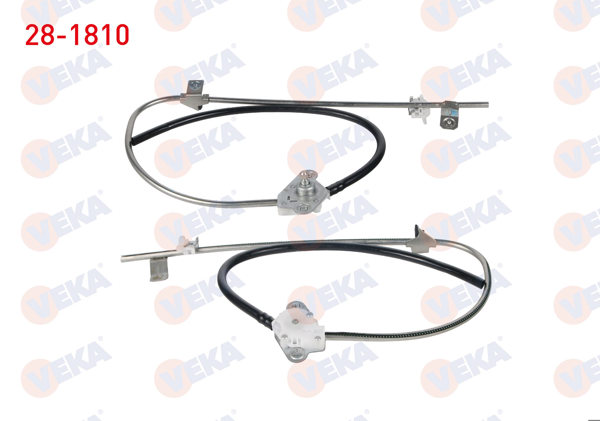 VEKA 28-1810 | Cam Krıkosu Manuel Sol Ön Fiat Uno 70 1.4İ-1.1 1994-2000 | 2 Adet
