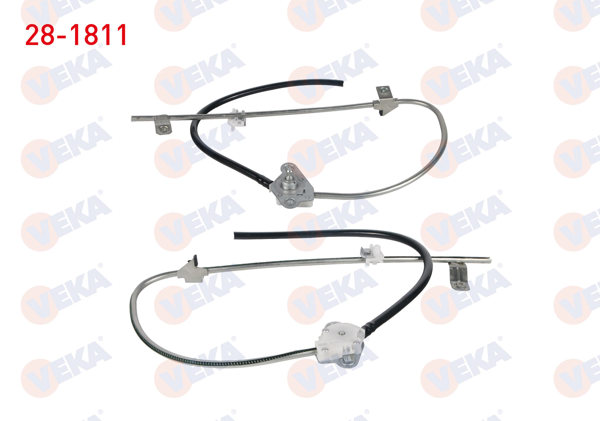VEKA 28-1811 | Cam Krıkosu Manuel Sağ On Fiat Uno 70 1.4İ-1.1 1994-2000 | 2 Adet