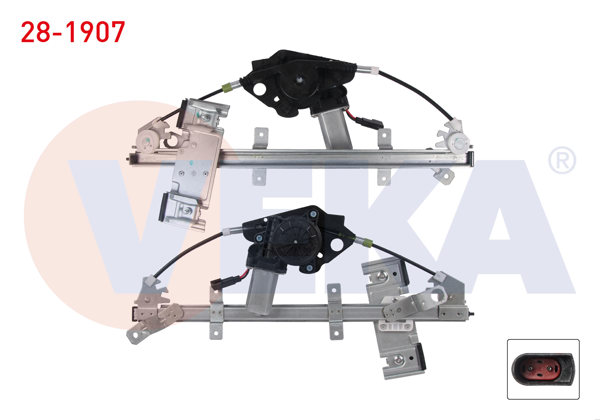 VEKA 28-1907 | Cam Krıkosu Elektrikli Motorlu Sağ On Ford Fiesta V 2002-2008