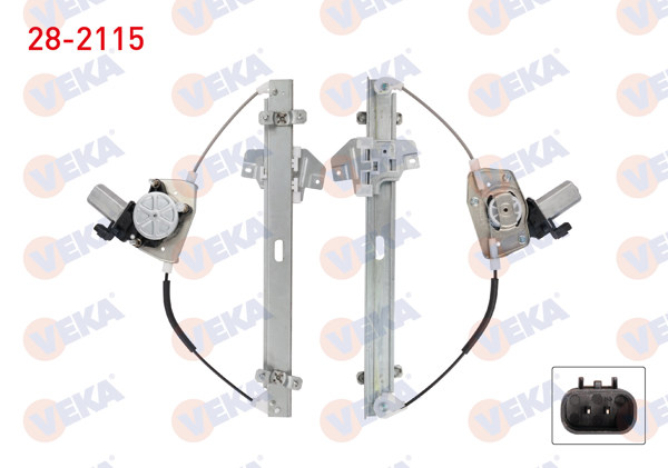 VEKA 28-2115 | Cam Krıkosu Elektrikli Sol Ön Motorlu Hyundai Accent Era 1.4İ 16V-1.5 CRDI-1.6 Cvvt 2006-2012