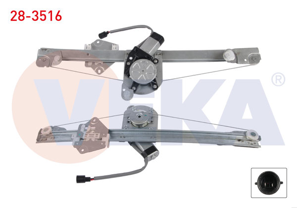 VEKA 28-3516 | Cam Krıkosu Elektrikli Motorlu Sol Ön Dacia Logan (Ls) 1.5 DCI 2004-2012