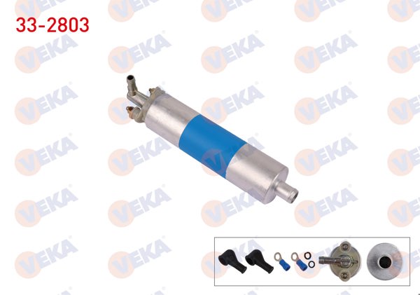 VEKA 33-2803 | Yakıt Pompası 5 Bar Mercedes C Serisi (W202) C 180-C 200-C 230 1993-2000 / E Serisi (W124) E 280-E 320 1993-1995 / S Serisi (W220) S 280-S 320-S 500 1998-2005 / Sl (R129) 500 1989-2001