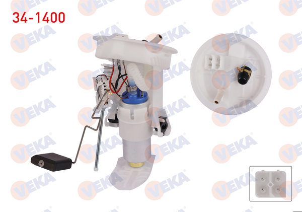 VEKA 34-1400 | Yakıt Depo Şamandırası 3.5 Bar Beyaz BMW 3 Serisi (E36) 316 İ 1990-1998 / (E36) 320 İ 3.5 1990-1998 / (E36) 318 İ 3.5 1990-1998 / (E36) 325 İ 3.5 1990-1998