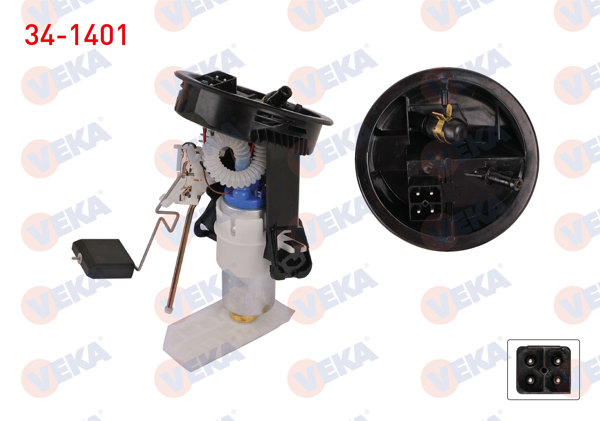 VEKA 34-1401 | Yakıt Depo Şamandırası 0.5 Bar Mavi BMW 3 Serisi (E36) 318 İ 1990-1998 / (E36) 325 İ 1990-1998