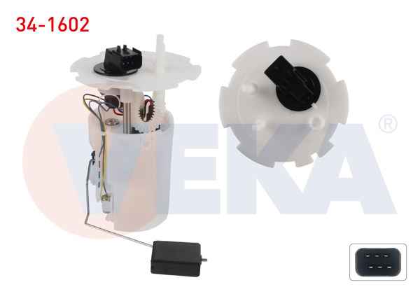 VEKA 34-1602 | Yakıt Depo Şamandırası 3 Bar Citroen Lacetti (J200) 1.6İ (Lxt) 2006-2012 / 1.4İ 16V (L14) 2006-2012