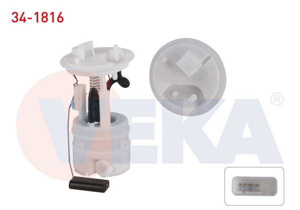 VEKA 34-1816 | Yakıt Depo Şamandırası 3.5 Bar Fiat Fiorino (225) 1.4İ 2007-/ Citroen Nemo 1.4 2007-/ Peugeot Bipper (Aa) 1.4 2008 -