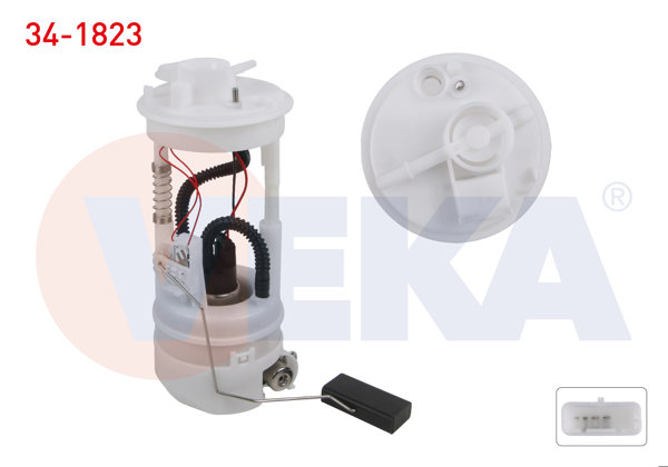 VEKA 34-1823 | Yakıt Depo Şamandırası 3 Bar Kafa Olcusu 123,5mm Fiat Marea 1.6İ 16V 1996-2007 / Brava 1.2 16V-1.6 16V-1.8 Gt 16V 1995-2002 / Bravo 1.2 16V-1.6 16V-1.8 16V 1995-2004