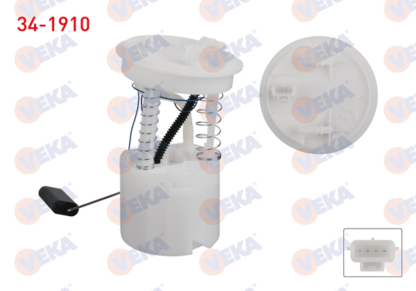 VEKA 34-1910 | Yakıt Depo Şamandırası Ford Fiesta VI 1.4 TDCI 2008-2012 / Fiesta V 1.4 TDCI 2001-2008 / Fiesta VI 1.6 TDCI 2008-2012 / Fusion (Ju) 1.4 TDCI 2002-2010 / Fusion (Ju) 1.6 TDCI 2002-2010