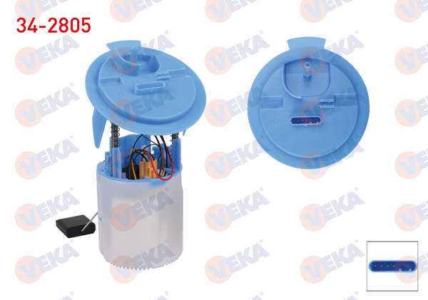 VEKA 34-2805 | Yakıt Depo Şamandırası 3 Bar Mercedes E Serisi (W212) E200, E300, E350