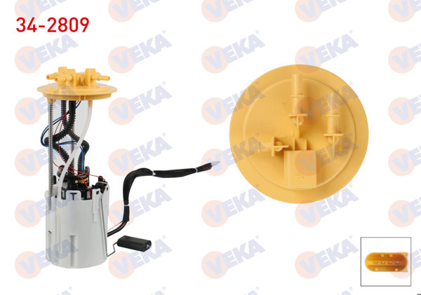 VEKA 34-2809 | Yakıt Depo Şamandırası Mercedes Sprinter 3-T 211, 214 CDI 2016-/ Sprinter 5-T 511, 514, 516 CDI 2018-Euro 5