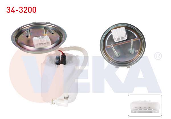 VEKA 34-3200 | Yakıt Depo Şamandırası 3 Bar Astra G 1.6 16V 1998-2005 / 1.4 16V 1998-2005 / 1.2 16V 1998-2005 / 2.0 16V 1998-2005 / Vectra B 1.6İ 1995-2003 / Vectra B 1.8İ 16V 1995-2005 / Vectra B 2.5 V6 1995-2003