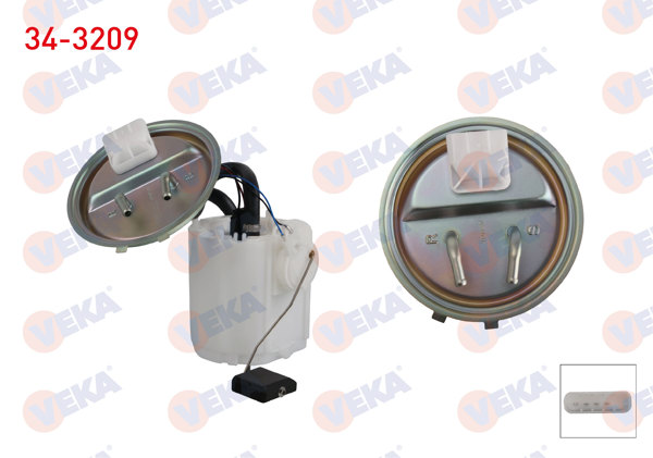 VEKA 34-3209 | Yakıt Depo Şamandırası 3 Bar Opel Corsa B 1.4İ 1993-2000 / Corsa B 1.2İ 1993-2000 / Corsa B 1.6İ 16V 1993-2000