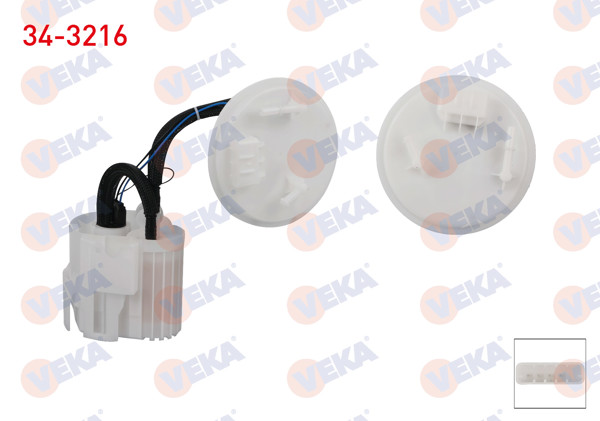 VEKA 34-3216 | Yakıt Depo Şamandırası 3 Bar Opel Meriva A 1.6 2003-2010