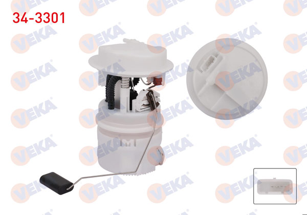 VEKA 34-3301 | Yakıt Depo Şamandırası 3 Bar Peugeot 206 (2A / C) 1.4İ 16V 1998-2006 / 206 (2A / C) 1.6İ 16V 1998-2006 / 206 (2A / C) 1.1İ 1998-2006 / 206 (2A / C) 2.0İ 1998-2006