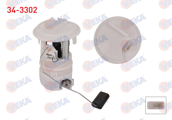 VEKA 34-3302 | Yakıt Depo Şamandırası 3 Bar Peugeot 307 (3A / C) 1.4 2000-2007 / 307 (3A / C) 1.6 2000-2007 / 307 (3A / C) 2.0İ 2000-2007 / Citroen C5 II (Rc) 2.0 2004-/ C4 (Lc) 1.6 2004-2009 /