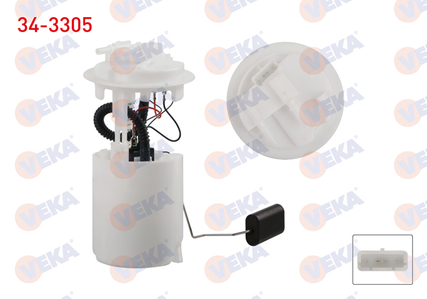 VEKA 34-3305 | Yakıt Depo Şamandırası 2.6 Bar Peugeot Partner 2.0 HDI 2003-2008 / 607 (9D,9U) 2.0 HDI 2000-/ Citroen Berlingo 2.0 HDI 2003-2008 / Xsara Picasso (N68) 2.0 HDI 1999-/