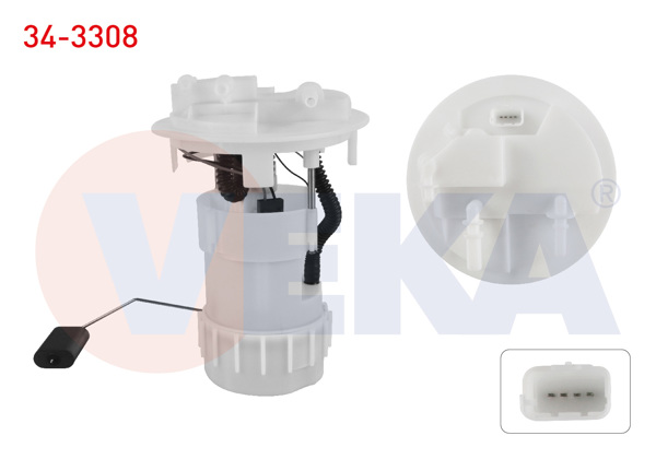 VEKA 34-3308 | Yakıt Depo Şamandırası 3.5 Bar Peugeot 208 1.2 Thp (Eb2f) 2012-/ 208 1.6 (Ep6c) 2012-/ Citroen C-Elysee 1.2 VTI (Eb2m) 2012-/ C-Elysee 1.6 VTI (Ec5) 2012 -