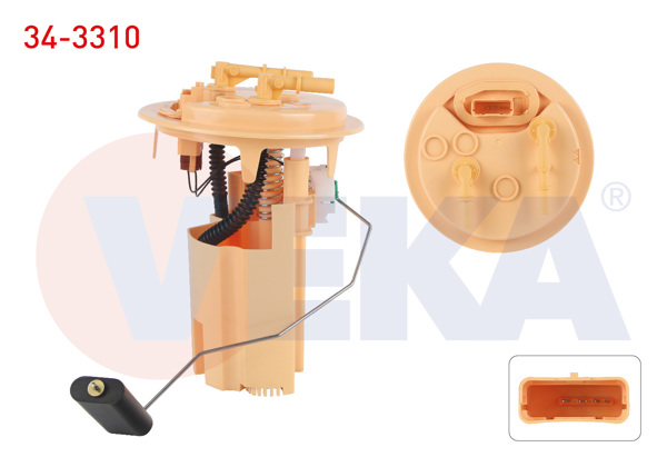 VEKA 34-3310 | Yakıt Depo Şamandırası Peugeot 307 (3A / C) 1.6 HDI (Dv6ted4b-Dv6ted4bu-Dv6ated4) 2000-2007 / 307 (3A / C) 2.0 HDI 2000-2007 / C4 (Lc) 1.6 HDI 2004-2009 / C4 (Lc) 2.0 HDI (Dw10bted4) 2004-2009