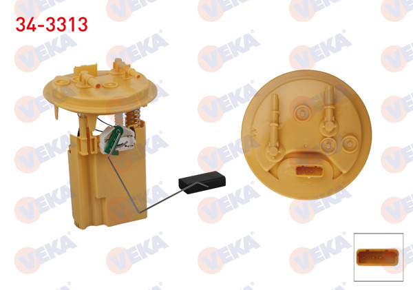 VEKA 34-3313 | Yakıt Depo Şamandırası Peugeot 307 1.4 HDI-1.6 HDI-2.0 HDI 2000-2009 / C4 1.6 HDI 2004-2011 / C5 1.6 HDI-2.0 HDI 2001 -