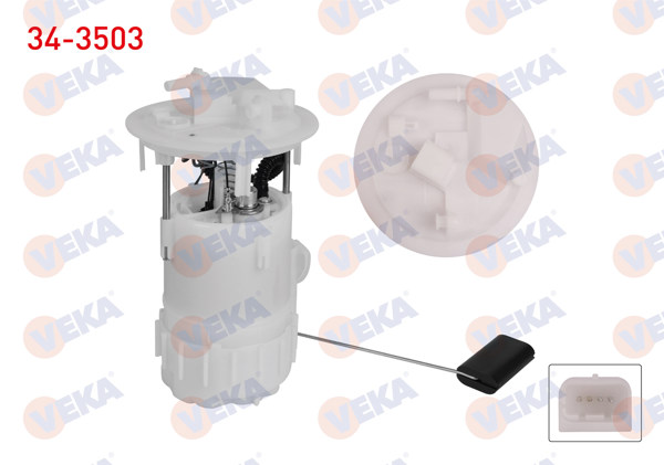 VEKA 34-3503 | Yakıt Depo Şamandırası Tek Çıkış 3.5 Bar Renault Megane II 1.6İ 16V 2002-2008 / Megane II 1.4 2003-/ Scenic II 1.6 2003-2006