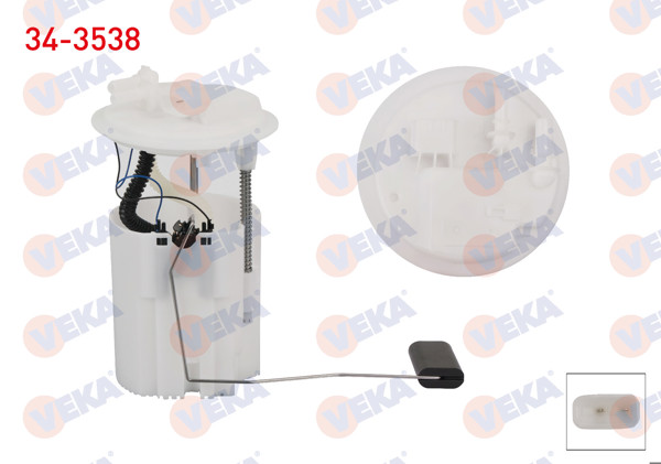 VEKA 34-3538 | Yakıt Depo Şamandırası Renault Fluence 1.5 DCI 2010-/ Megane III, Scenic, Grand Scenic 1.5 DCI 2009-2016 / Laguna 1.5 DCI 2012-2015
