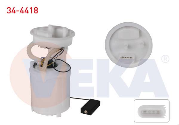 VEKA 34-4418 | Yakıt Depo Şamandırası 3 Bar VW Polo 1.4İ 16V 2001-2012 / 1.6 1994-1999 / Polo (6N2) 1.4 1999-2001 / Polo Classic (6Kv2) 1.4 1995-2001 / 1.6 1995-2001 / Seat Cordoba (6K2) 1.6 1999-2002 / 1.4 1999-2002