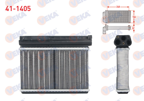 VEKA 41-1405 | Kalorifer Radyatörü Mekanik BMW 3 Serisi (E36) 316İ-318İ-320İ-323İ-325İ-328İ 1990-1998