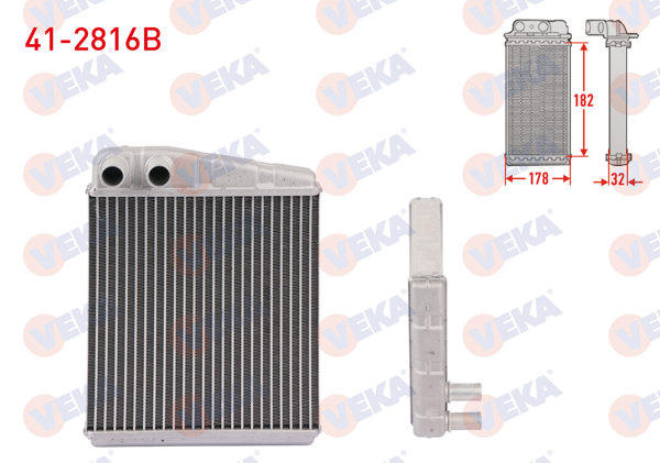 VEKA 41-2816B | Kalorifer Radyatörü Brazing Mercedes Vito (W447)