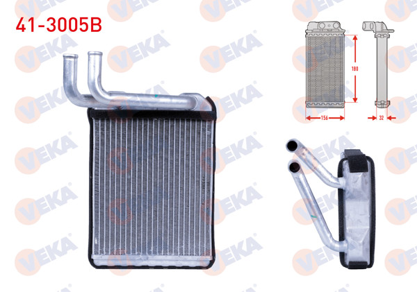 VEKA 41-3005B | Kalorifer Radyatör Brazing Mitsubishi Canter 659 4.0 D 2001-2010