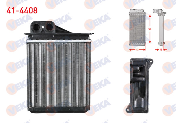 VEKA 41-4408 | Kalorifer Radyatörü Mekanik Volkswagen Crafter 30-50 (2E) 2.5 TDI 2006-2011