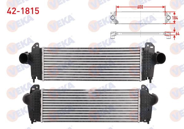 VEKA 42-1815 | Turbo Radyatörü (Intercooler) Iveco Daily V 3.0 D 2011-2014 / Daily VI 3.0 D 2014 -