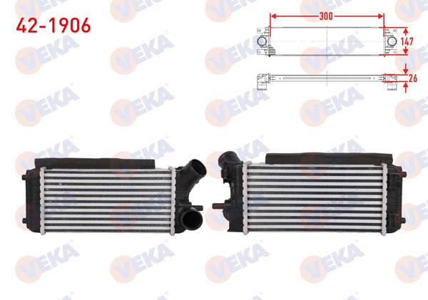 VEKA 42-1906 | Turbo Radyatörü (Intercooler) Ford C-Max 1.6 TDCI 2010 -