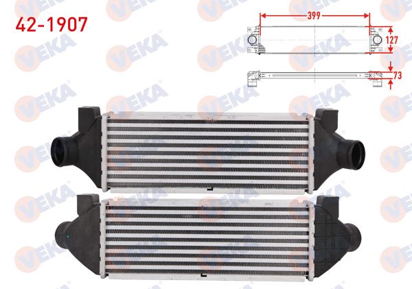 VEKA 42-1907 | Turbo Radyatörü (Intercooler) Arkadan Itıs Ford Transit (V184) 2.4 TDCI 2000-2006