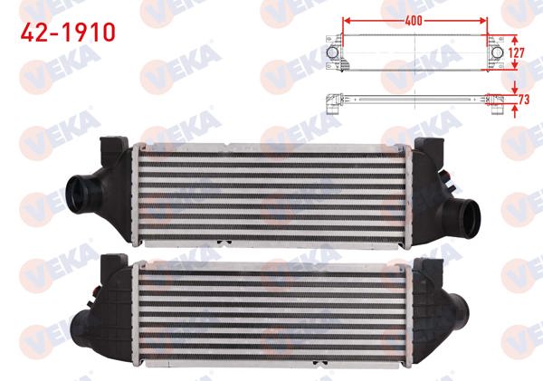 VEKA 42-1910 | Turbo Radyatörü (Intercooler) Ford Transit (Fa_ _) 2.0 Dı 2000-2006