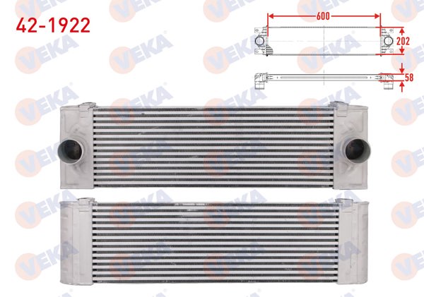 VEKA 42-1922 | Turbo Radyatörü (Intercooler) Ford Transit Minibüs / Otobüs 2.2 TDCI 100 Hp 2007-2014