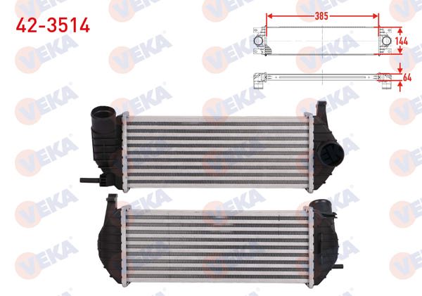 VEKA 42-3514 | Turbo Radyatörü (Intercooler) Kelepce Sıkmalı Renault Kangoo (Kw0 / 1) 1.5 DCI 2008 -
