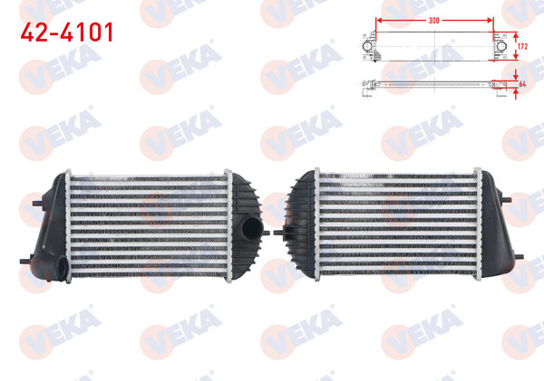 VEKA 42-4101 | Turbo Radyatörü (Intercooler) Suzuki Swift IV 1.3 Ddıs 2010 -