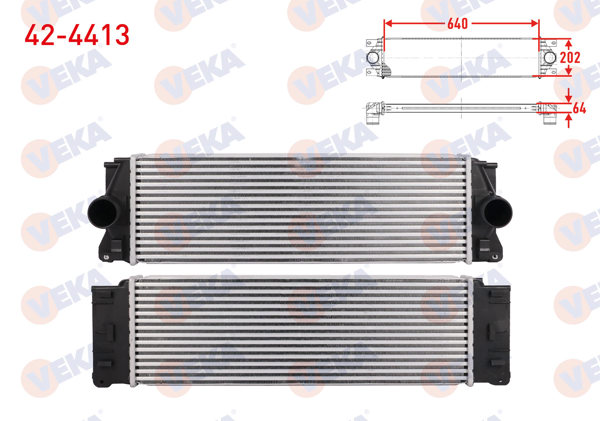 VEKA 42-4413 | Turbo Radyatörü (Intercooler) Volkswagen Crafter 30-35 (2E) 2.5 TDI 2006-2011